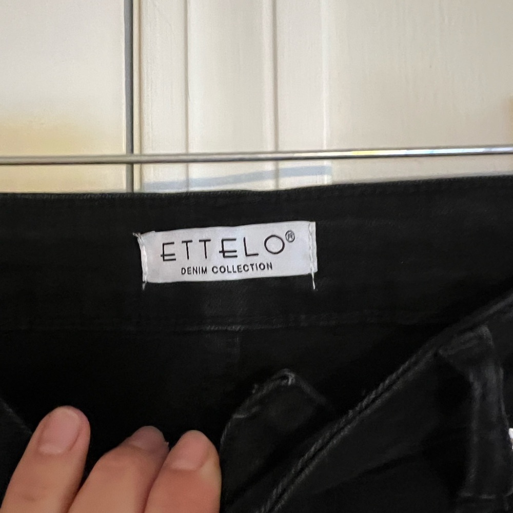 Ettelo Black Denim Jeans